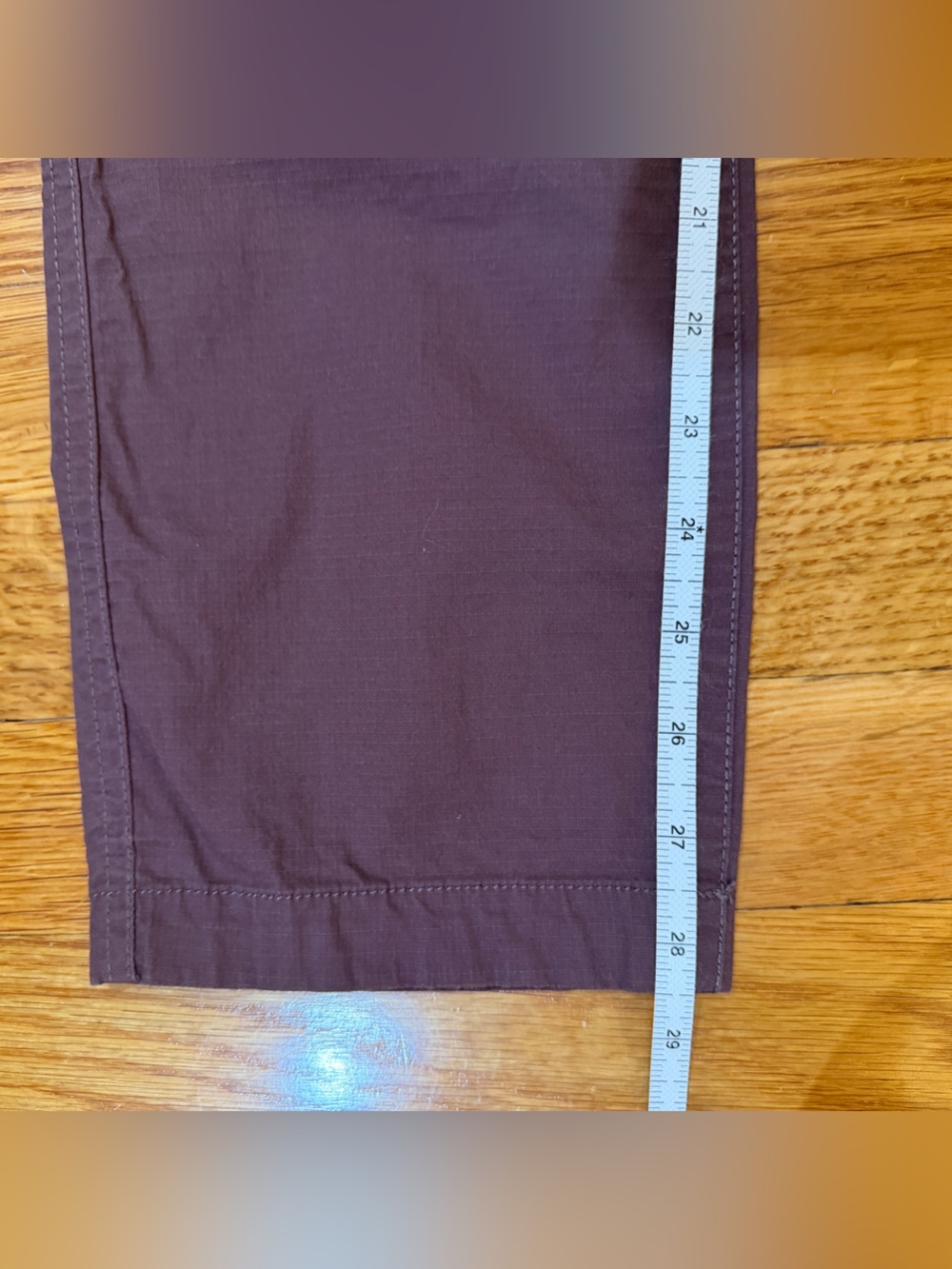 Vuori Women's Ripstop Pant in Chestnut (Purple Brown) - Size Medium - Picture 4 of 7